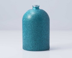 Bottiglia-verniciatura-effetto-speciale-glitterato-ruvido-al-tatto